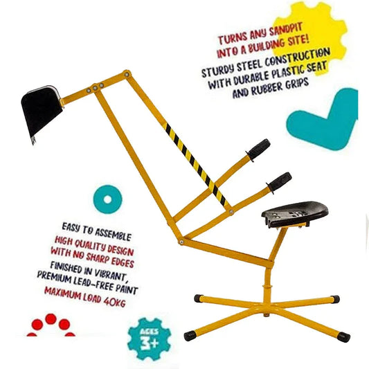 Multi Action Metal Sand Digger Backyard Sandpit Toy - Mekamart Australia