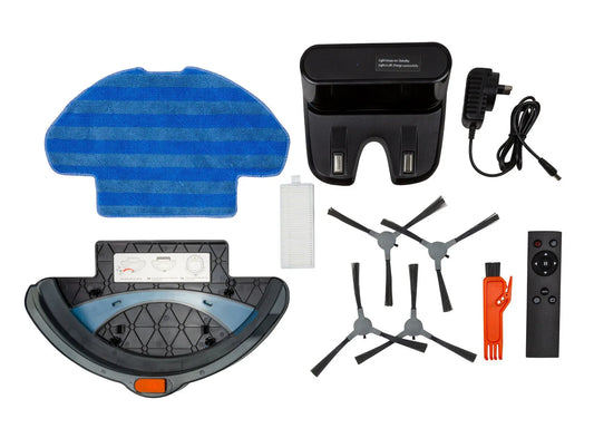 Smart Robot Vacuum Cleaner w/ 3-in-1 HEPA & Mopping Pad (Black) - Mekamart Australia