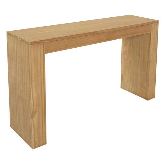 Hudson Solid Mindi Console Table (Natural) - Mekamart Australia