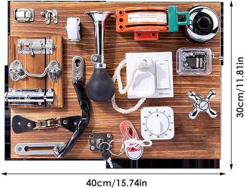 Sensory Toys Activity Board Educational Learning Toys Brain Games Preschool AU - Mekamart Australia