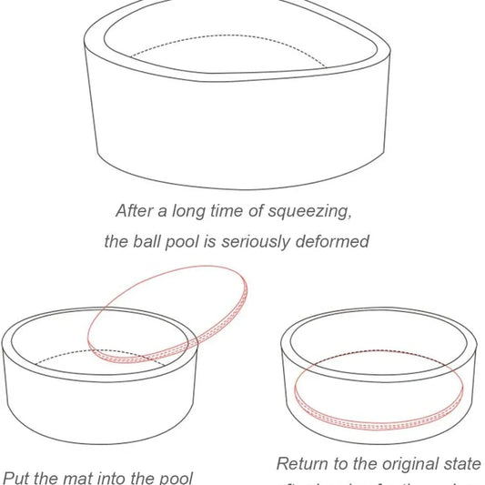 90x30cm Ocean Ball Play Pit Soft Baby Kids Paddling Foam Pool Child Barrier Toy - Mekamart Australia