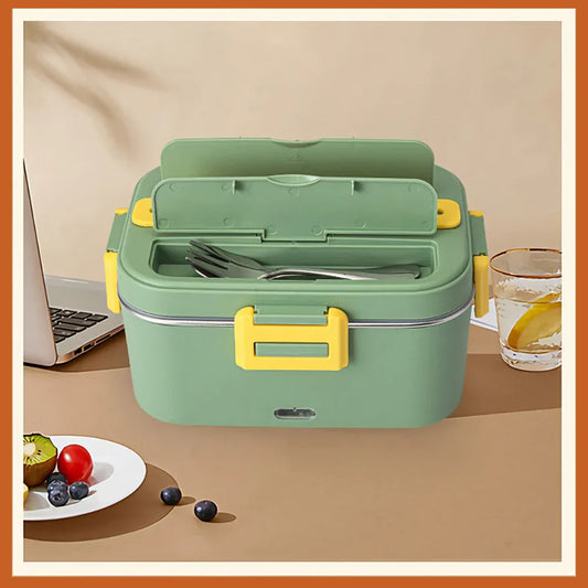 75W Electric Lunch Box Food Warmer Heater 1.8L Portable Leak Proof Car Home AU - Mekamart Australia