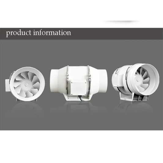 8inch Extractor Fan Duct Hydroponic Inline Exhaust Vent Industrial - Mekamart Australia