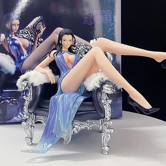 ONE PIECE Sofa Nico·Robin Figures Nico·Robin Sitting Dress Model Statue Boxed - Mekamart Australia