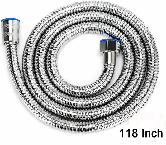 3m Shower Head Hose Stainless Steel Bathroom Flexible Tube Replacement Pipe AU - Mekamart Australia