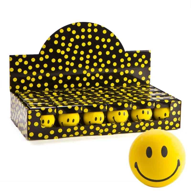 Smiley Face Stress Ball (PRICE IS FOR SINGLE UNIT) - Mekamart Australia