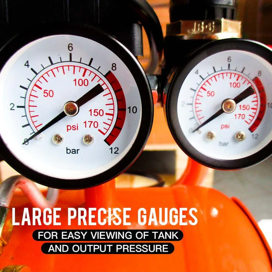 UNIMAC Portable Electric Air Compressor, 50L 3HP Direct Drive, Includes 5pc Air Tool Kit - Mekamart Australia