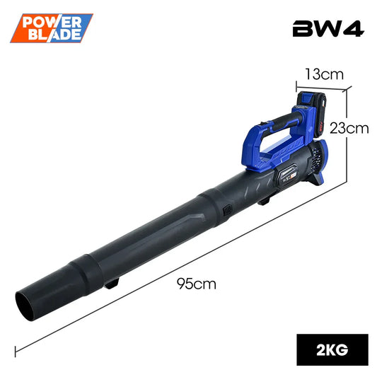 POWERBLADE BW4 20V Cordless Electric Leaf Blower Kit, with Battery and Fast Charger - Mekamart Australia