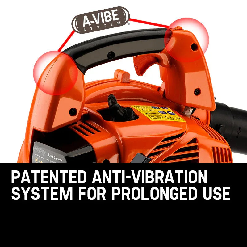 MTM Petrol Leaf Blower 26CC 2-Stroke Petrol Hand Garden Yard Outdoor Two - Mekamart Australia