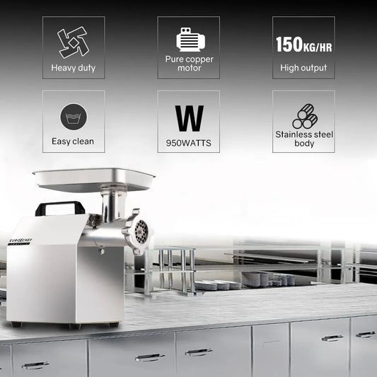 EUROCHEF Meat Grinder Mincer Food Commercial Electric Machine Chopper Shredder - Mekamart Australia