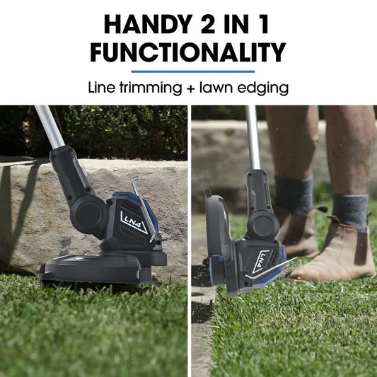 POWERBLADE LN4 20V Cordless Electric Line Trimmer & Garden Edger, Skin Only - Mekamart Australia