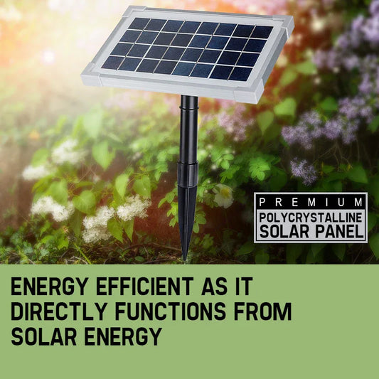 Protege 25W Solar Powered Fountain Submersible Water Pump with Battery Pond Kit Garden - Mekamart Australia