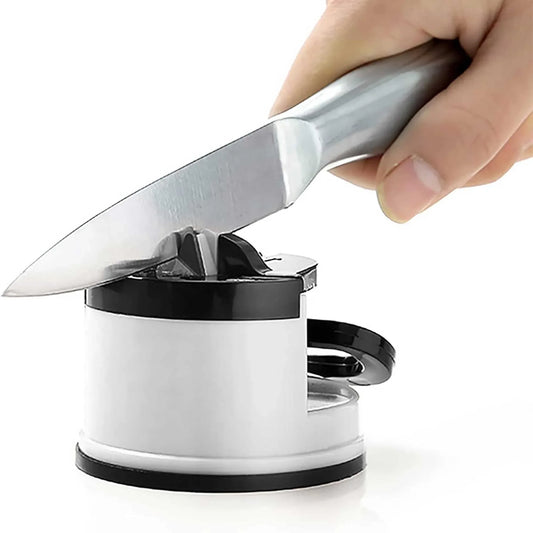 Kitchen Knife Sharpener Suction Grip for Knives Blades Scissors - Sharpening Tools - Mekamart Australia