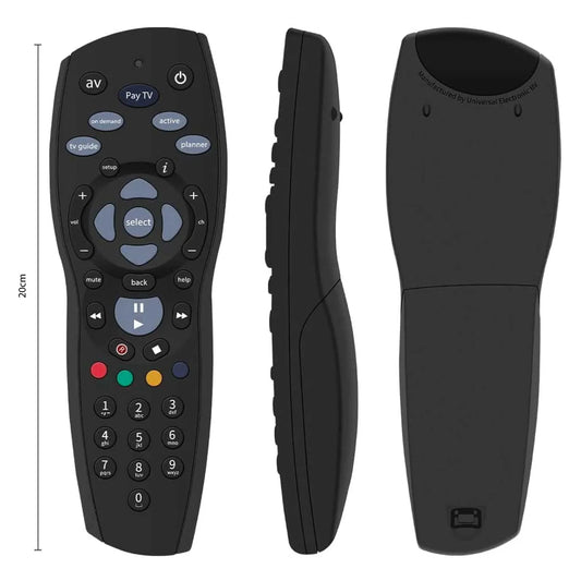 4x Tooleroo PayTV Remote Control Compatible with Foxtel MYSTAR SKY NZ - Black - Mekamart Australia