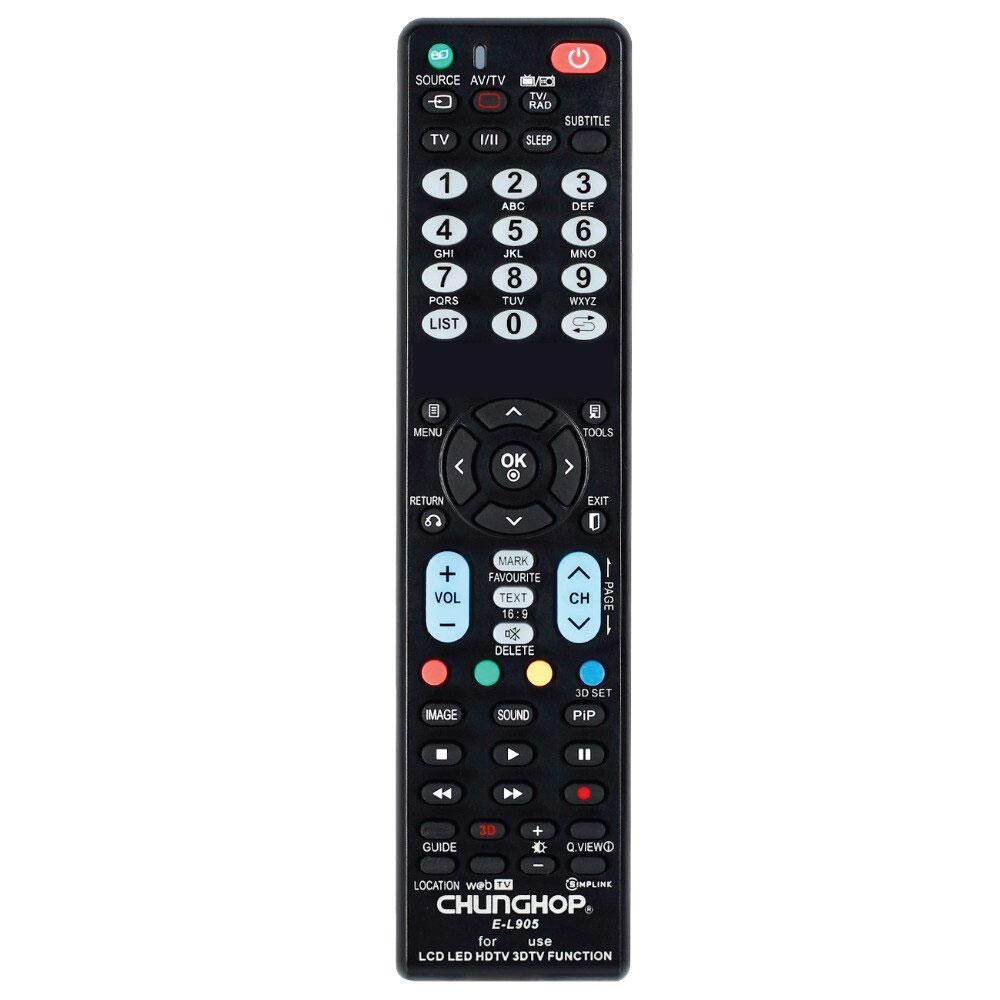 Chunghop Universal TV Remote Control Compatible with LG LCD Smart HD Plasma