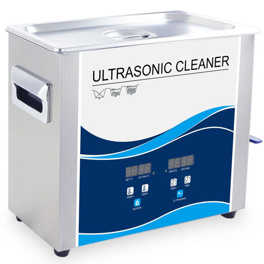6.5L Digital Ultrasonic Cleaner Jewelry Ultra Sonic Bath Degas Parts Cleaning - Mekamart Australia