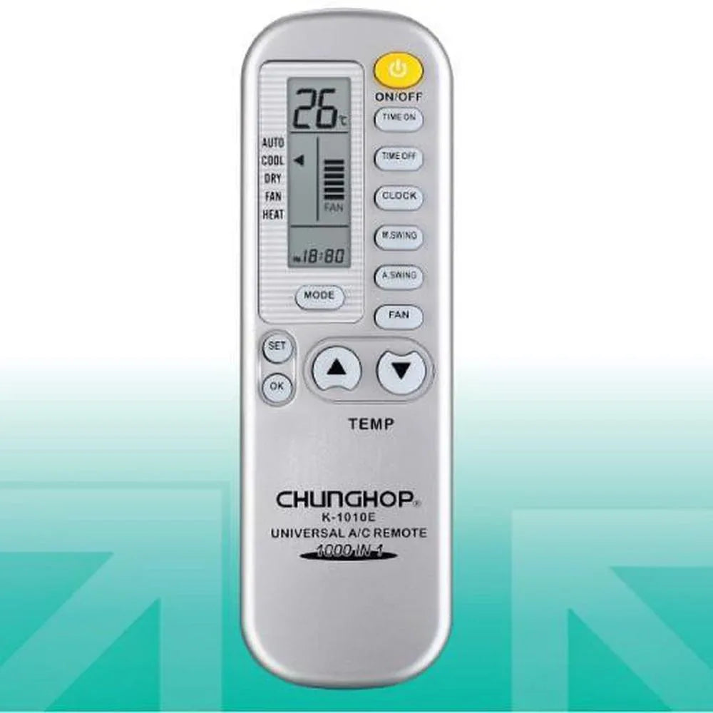 Chunghop Air Conditioner AC Remote Control Compatible with HYUNDAI and More - Mekamart Australia