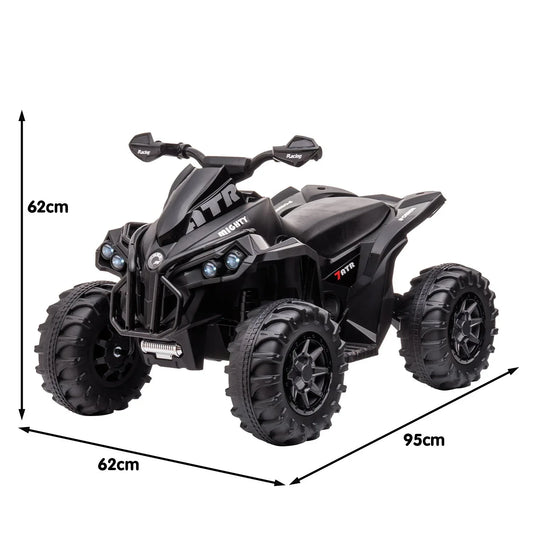 Kahuna GTS99 Kids Electric Ride On Quad Bike Toy ATV 50W - Black - Mekamart Australia