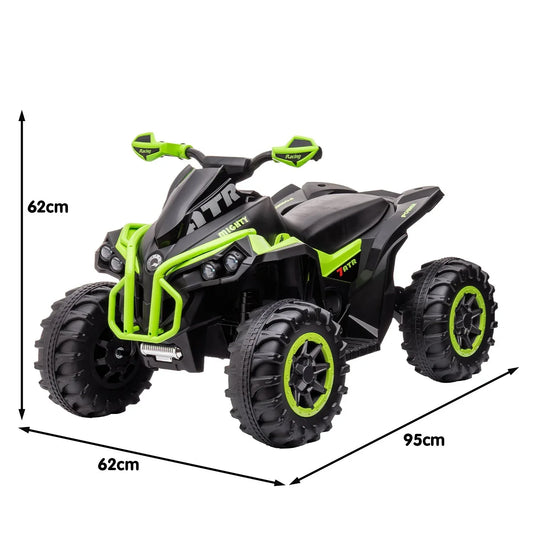 Kahuna GTS99 Kids Electric Ride On Quad Bike Toy ATV 50W - Green - Mekamart Australia
