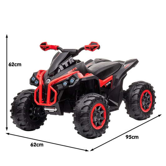 Kahuna GTS99 Kids Electric Ride On Quad Bike Toy ATV 50W - Red - Mekamart Australia