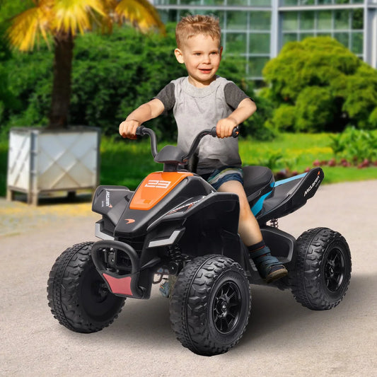 Kahuna MCL35 McLaren Toy Ride On Electric Quad Bike - Black - Mekamart Australia