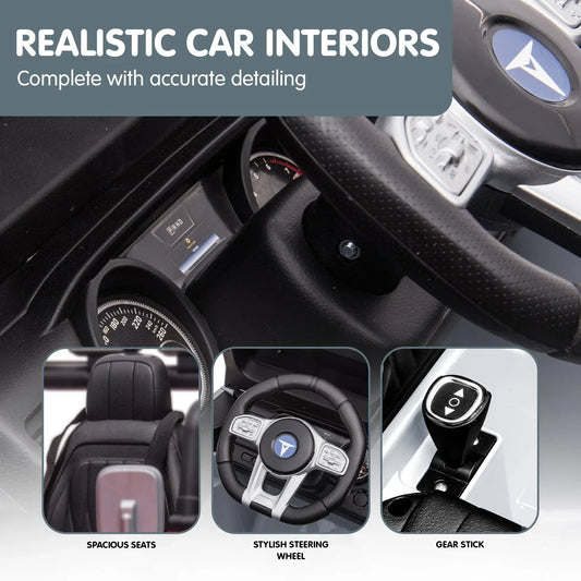 Kahuna Licensed Toyota FJ-40 Kids Ride On Electric Toy Car 80W - White - Mekamart Australia