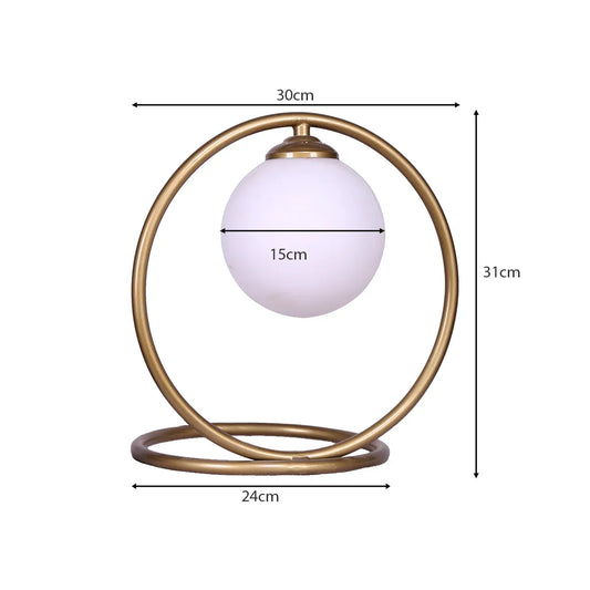 Sarantino Gold Metal Table Lamp - Mekamart Australia