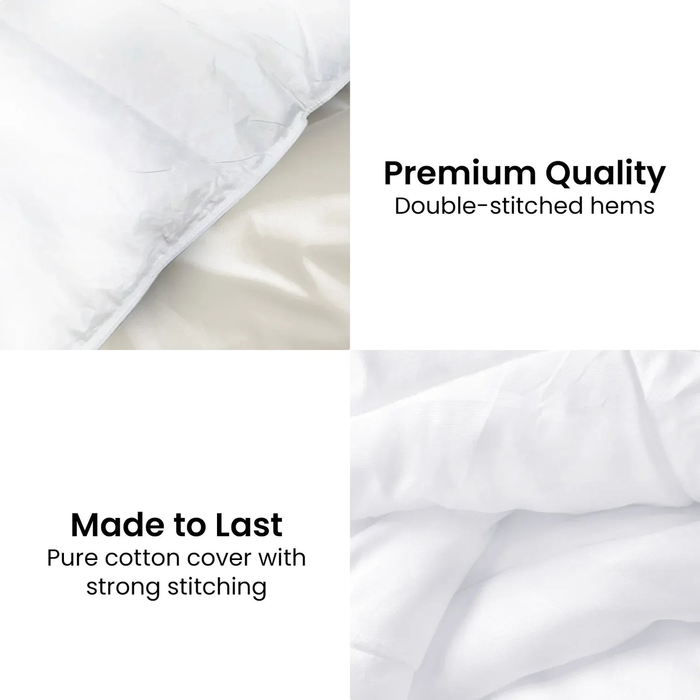 Laura Hill 500GSM Duck Down Feather Quilt Comforter Doona - Queen - Mekamart Australia
