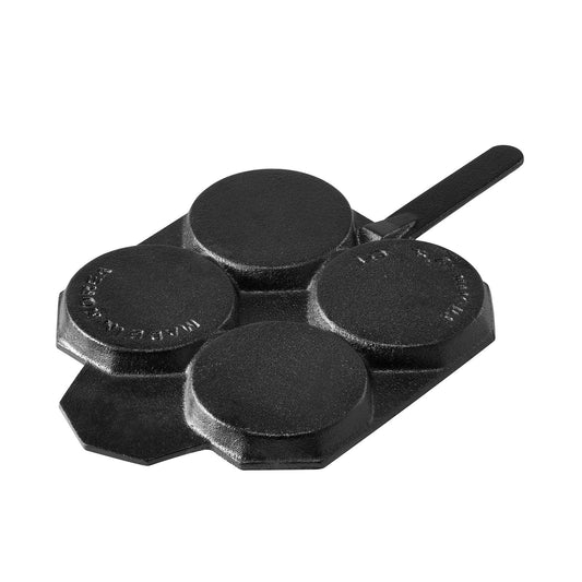 Cast-Iron Traditional Egg Pan Pre-seasoned Non-Stick 23cm - Mekamart Australia