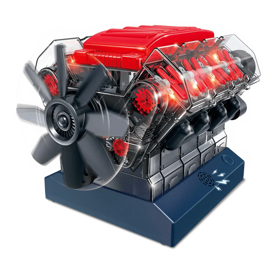 Stemnex Amazing V8 Model Engine STEM Toy Build Your Own Educational Construction Kit - Mekamart Australia