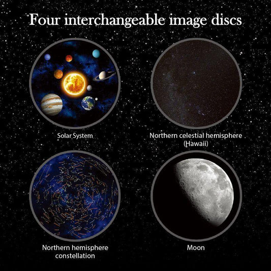 Solar System Star Light Projector STEM Toy - Space Planet Moon Galaxy Night Lights - Mekamart Australia