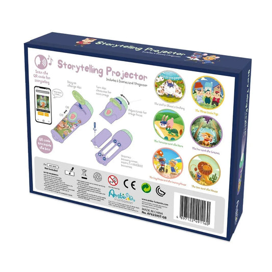 Storytelling Torch Projector 6 Stories Gift Set - Audio Kids Learning STEM Toy - Mekamart Australia