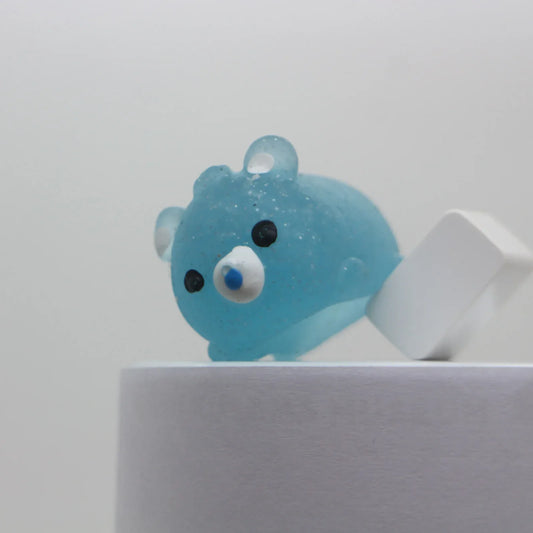 40X Care Bears Glitter Squishy Toy Capsules 50mm Collectible Gacha w Display Box - Mekamart Australia