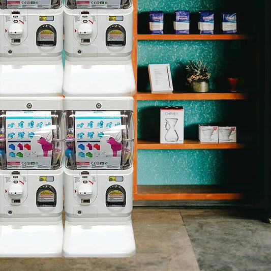 Gachapon Capsule Toy Vending Machine Collectible Gacha Dispenser WHITE - Mekamart Australia