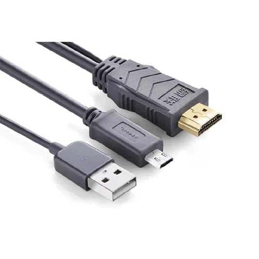 UGREEN MHL Micro USB 11 Pin to HDMI Adater Cable 2M (20139) - Mekamart Australia