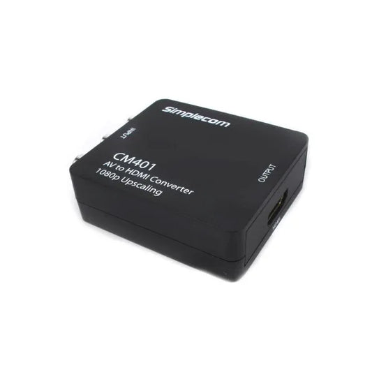 Simplecom CM401 Composite AV CVBS 3RCA to HDMI Video Converter 1080p Upscaling - Mekamart Australia