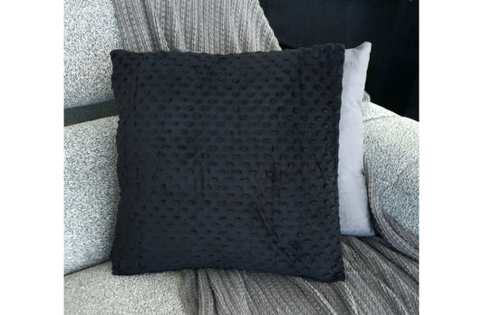 Velvet Bubble Luxury Cushion - Black - Mekamart Australia