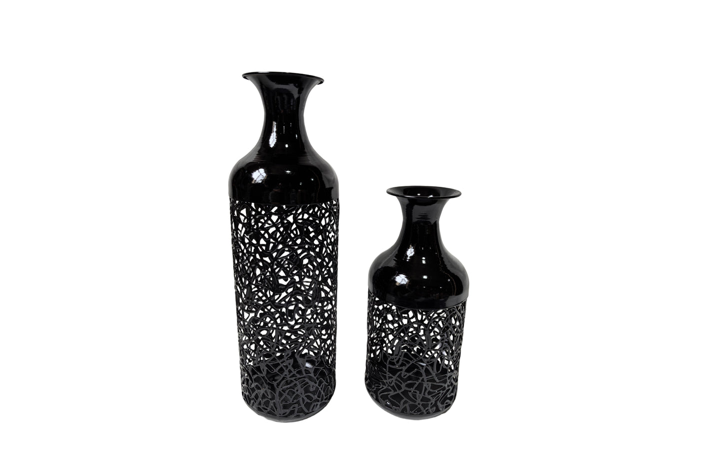 Maya Vase - Large - Black