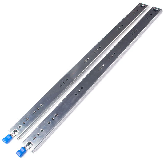 32in Pair 150KG Heavy Duty Drawer Slides Rails Runners Locking Ball Bearing - Mekamart Australia