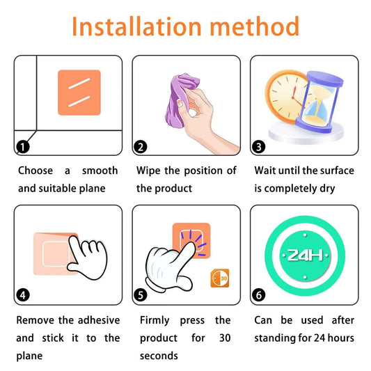 Bathroom Towel Ring Bathroom Towel Rack Adhesive Hand Towels Holder Towel Hanger Silver - Mekamart Australia