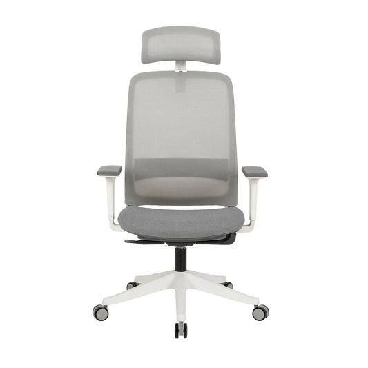 Carlie High Back Molded Foam Seat Ergonomic Office Chair In Grey - Mekamart Australia