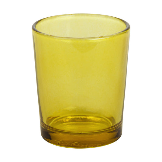 10 Pack Yellow Glass Votive Candle Holders Table Centreoieces Xmas Wedding Anniversary Event Recption Party Function or Home Decor