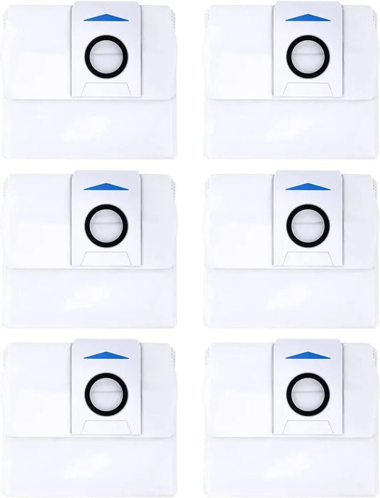 6 X Auto Empty Station Dust Bags For Ecovacs Deebot X1 Omni Series Robots - Mekamart Australia