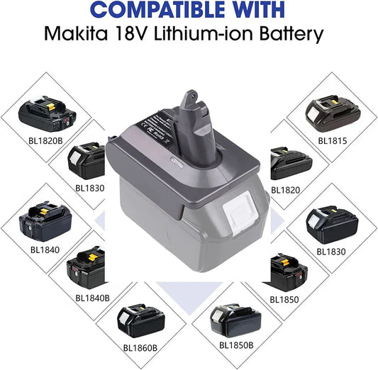 Makita 18V To Dyson V6, DC58 & DC59 Battery Converter / Adapter - Mekamart Australia