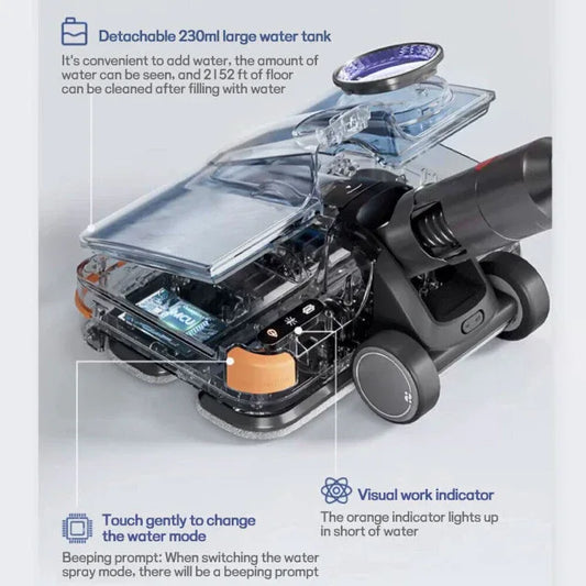 Hygieia T6 Wet Dry Mop Head - For Dyson V7, V8, V10, V11, V15 & GEN5 Models