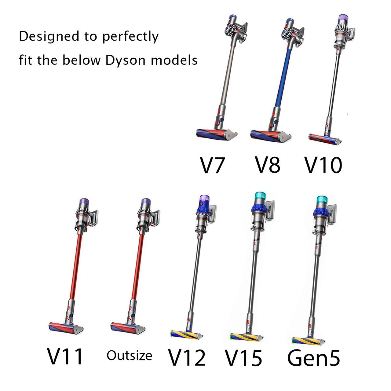 Tool kit for DYSON V7, V8, V10, V11, V12 & V15 vacuum cleaners