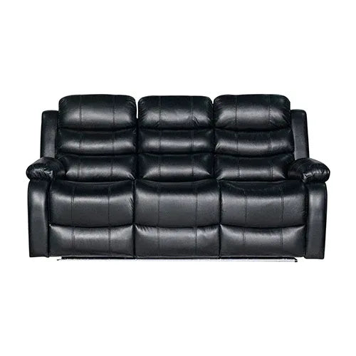 Chelsea 3R Seater Finest Leatherette Recliner Feature Console LED Light Ultra Cushioned - Mekamart Australia