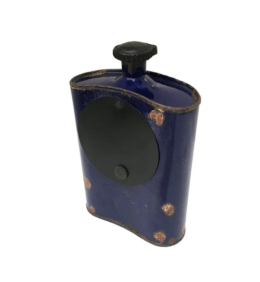 Table Clock - Old Iron Drinking Flask - Mekamart Australia