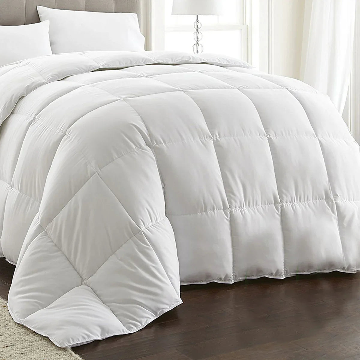 Machine Washable 80% WHITE GOOSE DOWN 20% Feather Quilt King - Mekamart Australia