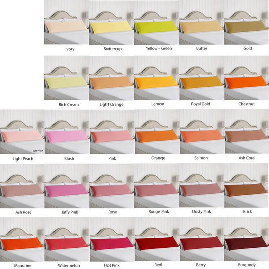 Artex 100% Cotton Body Pillowcase Rose - Mekamart Australia